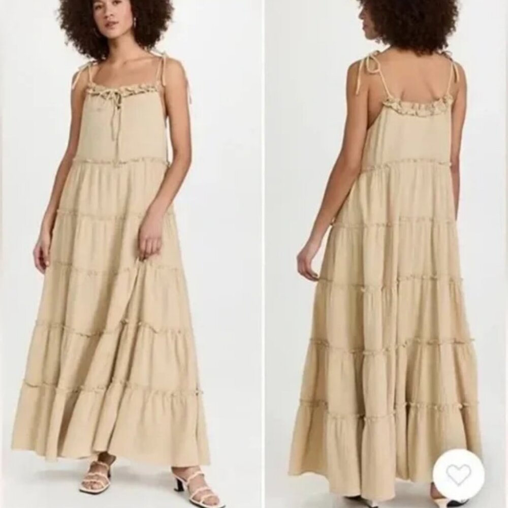 Anthropologie Charlie Holiday Senorita Maxi Dress Size Small NWT